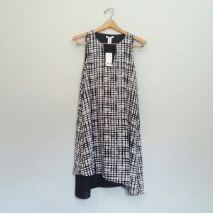 Barr III Dress Black White Tank Dress